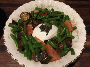 Burrata with Roasted Eggplant