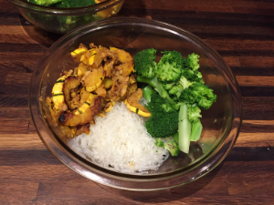 Delicata Squash and Cellophane Noodles