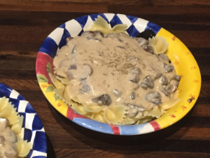 Mushroom Stroganoff